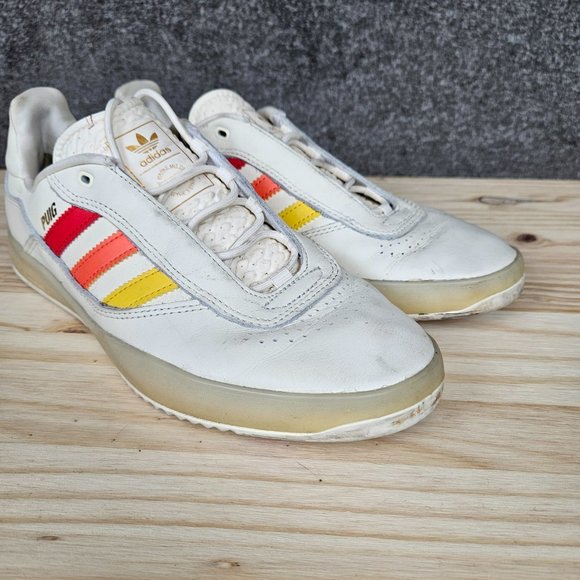 Adidas Puig Shoe in Cream, Yellow, Orange and Vivid Red - Picture 3 of 15